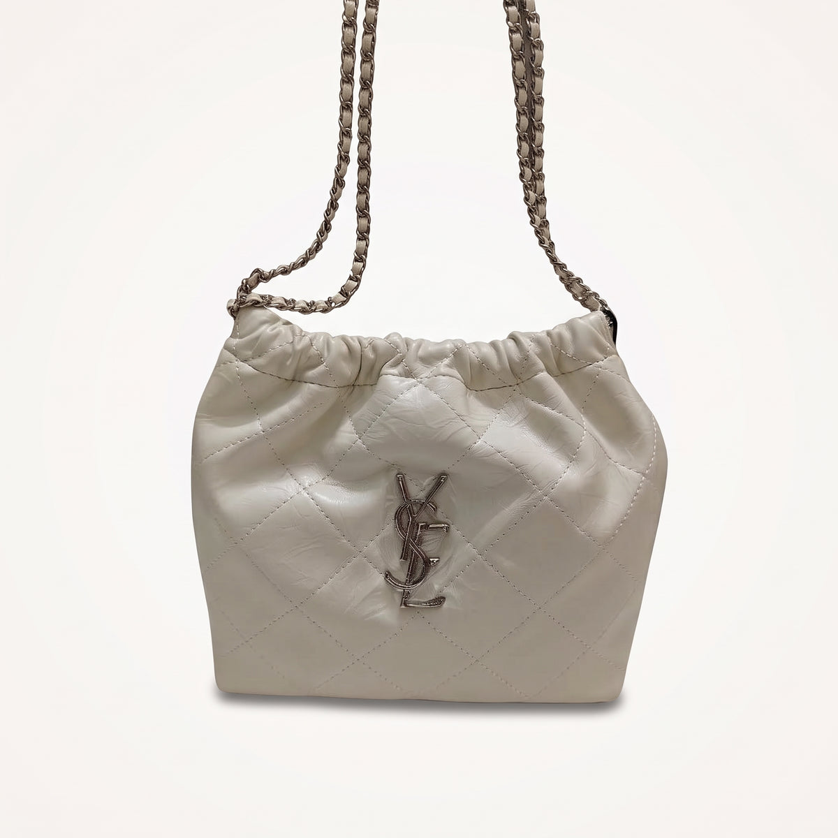 Urban Carry Quilted Drawstring Pouch Bag